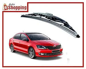 Auto E-Shopping Replacement Car Wiper Blades for Skoda Rapid Set of 2 Pcs (Size 24