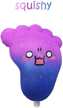 Stress Reliever Toys, Quistal Kids Cute Big Feet Slow Rising Squeeze Toy Collection Cure Gift Stress Relief Decompression Toys (Multicolor)