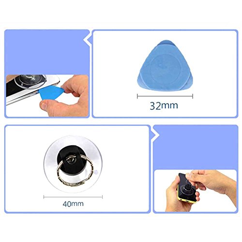 Handy elektronik set, 45 in 1 mit Reparatur Werkzeug set für Handy smartphone wie Apple iPhone 7 6s 6 5s 5 und Samsung s5, Tablet, PC, Laptop, Uhr, Kamera, Brille - 4