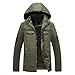 Produktbild Selou Herren Herbst und Winter Freizeitjacke Warme Jacke mit Taschenknopf High-End-atmosphärische Langarm Sport top Kurze Baumwollkleidung Stehkragenhemd Pippek