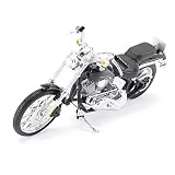 ★ Motocicleta 1/18 Harley HD-2, el tanque de combustible de la motocicleta está hecho de aleación de zinc;el neumático está hecho de goma;otras partes son de plástico ABS