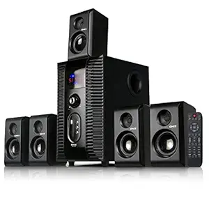 Onix OHT-301 140 Watts 5.1 Channel Multimedia Speaker System with USB/SD/MMC Card/Bluetooth/FM Radio & Remote Function (Black)