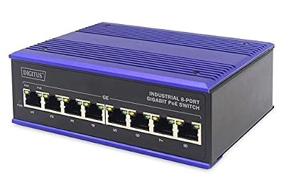 Digitus Commutateur Gigabit PoE 8 Ports Industriel
