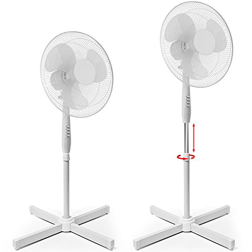 Standventilator Ventilator Luftkühler Klimagerät Gebläse oszillierend mit 3 Geschwindigkeitsstufen Ø 43cm