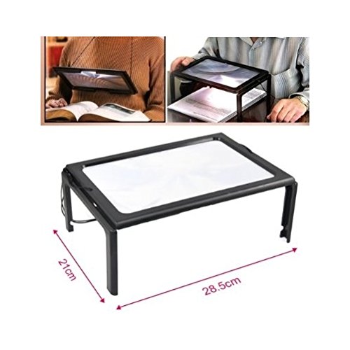 Durshani Lupa Grande 3X con luz LED para Leer by