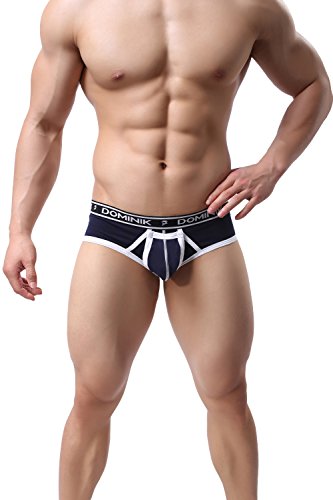 Preisvergleich Produktbild DOMINIK Herren Baumwolle Slip Unterwäsche Gr. Medium, Blau - Blau (Insignia Blue)
