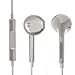 Produktbild iprotect In-Ear Kopfhörer in metallic Silber - Headset mit Mikro, Rufannahme und Volume Remote für alle Modelle wie z.B. Sony, Samsung, LG, Huawei, HTC, UVM. | Sport Kopfhörer | Ohrhörer
