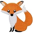 Mono-Quick Iron-On Patch, Fox Motif 5.0 x 5.5 cm (1 Piece)