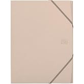 Oxford Forest 3 Flap A4+ Elastic Folder, Polyfoam, Spine 30 mm, Colour Dune