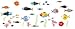 Produktbild Wallpops Fisch Tales Wanddeko-Set, klein