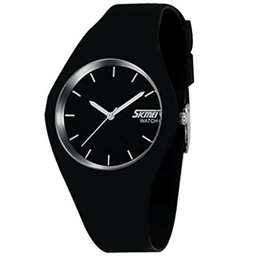 YPS Frauen Silikon Quarz-Bewegung Uhr Japan (schwarz) WTH2813 YPS Frauen Silikon Quarz-Bewegung Uhr Japan (schwarz) WTH2813
