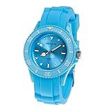 Andante Sportliche Wasserdichte Unisex Armbanduhr Silikon Uhr Quarz 3ATM BLAU AS-5008