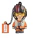 Produktbild Tribe Disney Star Wars Poe USB Stick 16GB Speicherstick 2.0 High Speed Pendrive Memory Stick Flash Drive, Lustige Geschenke 3D Figur, USB Gadget aus Hart-PVC mit Schlüsselanhänger – Mehrfarbig