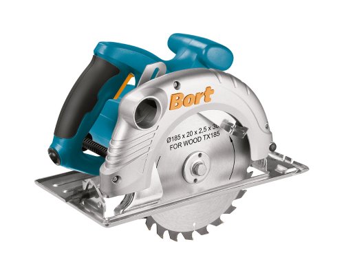 Bort BHK-185U Semiprofessionelle Handkreissäge 1500 Watt inklusive Kreissägeblatt 185 mm