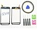 Produktbild JRLinco Für Samsung Galaxy Xcover 3 SM-G388F G388  (Ohne LCD) Outer Glas Lens Touch Panel Bildschirm Touchscreen Ersatzte Für  grau Schwarz +Werkzeuge & doppelseitigen Kleber + Alkohol Reiniger Paket