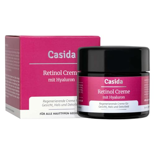 Casida - Crema al Retinolo con Acido Ialuronico - crema viso antirughe intensiva con retinolo - la qualità delle farmacie - 50 ml