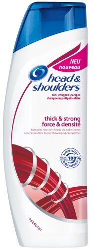 Head & Shoulders Thick & Strong Anti-Schuppen-Shampoo, 6er Pack (6 x 300 ml)