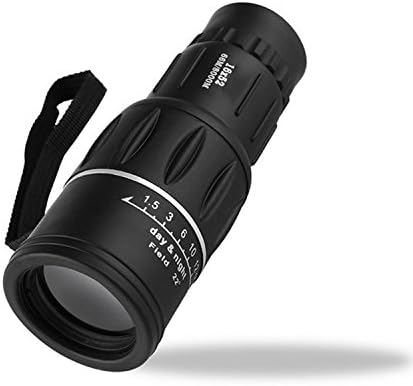 W telescope 16X52 High Power Ultra Clear Double Tone Monocular Telescope Outdoor Telescope Low Light Night Vision Binoculars,Black