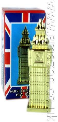 London Souvenir Mini Die Cast Metal Figurine- London (Gilt) Big Ben