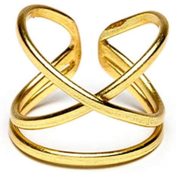 Vestopazzo anello serpente design in ottone.Nickel tested.Lavorazione artigianale.Taglia unica misura regolabile.DD15070