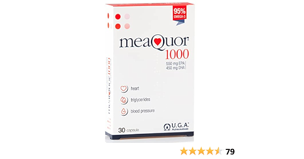 U.G.A. NUTRACEUTICALS Meaquor 1000 Capsules with Omega-3, EPA and DHA - 30  Capsules : Amazon.co.uk: Health \u0026 Personal Care