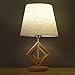 Produktbild Lithx Einfache kreative hölzerne Tuch Einzelne Kopf LED Tisch Lampe Studie Schlafzimmer Nachttisch Wohnzimmer Tischleuchte Hotel Cafe Buchhandlung Schreibtisch Lampe Klassenzimmer Büro Schreibtisch Licht ( Size : B )