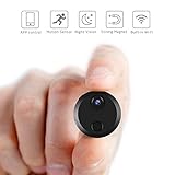 Detección inteligente de movimiento y notificación push de aplicación. Cuando se detecta movimiento, esta cámara niñera WiFi tomará una foto y enviará un mensaje a su teléfono. También puede grabar en un registro de tiempo determinado o activado por movimiento.