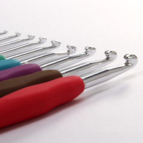 *Versand aus Deutschland* 9 tlg Bunt Häkelnadel Stricknadeln Set Stärke 2.0MM/2.5MM/3.0MM/3.5MM/4.0MM/4.5MM./5.0MM/5.5MM/6.0MM Basteln DIY NEU - 2