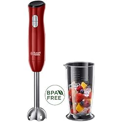 Russell Hobbs Mixeur Plongeant Desire, Bol 500ml Inclus, Lames Robustes, 2 Vitesses, Anti-Eclaboussure - 24690-56