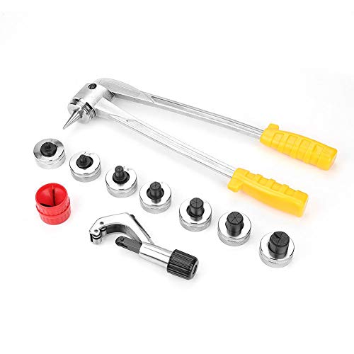 Coffret de Pince à Emboiture, Coffret Tête Expansion Tube Expander Tool Kit de Sertissage de Tube de Têtes de Cuivre Hydrauliques