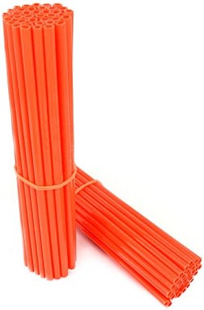 Spokes Wraps Cover Protector Guard Skin For KTM EXC EXCF XC XCF XCW XCFW MX SXF orange