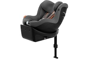 CYBEX Gold fotelik samochodowy Sirona Gi i-Size Plus z bazą, Od ok. 3 miesięcy do 4 lat (Od urodzenia z wkładką niemowlęcą), Maks. 20 kg, 61–105 cm (Od 40 cm z wkładką niemowlęcą), Lava Grey