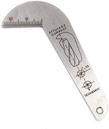 Twist Drill Angle Gauge Grinding Drill Bits Diameter Center Gauge Sharping Tools