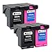 Produktbild Karl Aiken Remanufactured Tintenpatronen HP 650XL 650 XL kompatibel für HP Deskjet 1015 1515 2515 2545 2645 3515 3545 4515 4645 Drucker 4X (2 Noir + 2 Tri-Colore)