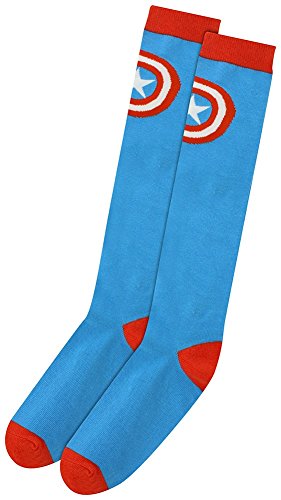 Preisvergleich Produktbild Captain America Kniesocken Schild Logo