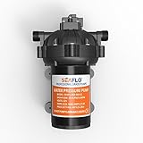 Seaflo Pompe à eau haute pression 18,9 l/min 12 V, 60 PSI avec interrupteur automatique pour bateau, camping-car et automobile