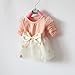 Zhuannian Baby Girls Long Sleeve Spot Bowknot Organza Dress (3-6 months, Pink)