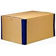 JIA INDUSTRIES Large Corrugated Packing Boxes_ Size: 30 X 20 X 20 Inch- 5ply - Heavy Duty with Reinforced Edges(BLUE) (Pack of 2) (pack of 2)