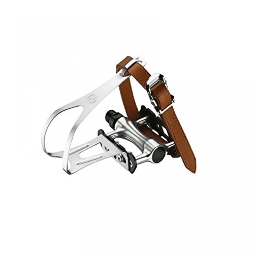 Pedales con puntera y correas vp-189t Road, Fixed Gear 9/16 