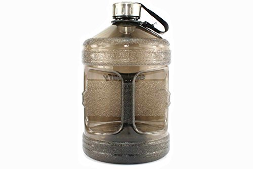 Tritan 3,79 Liter 1 Gallone Water Jug XXL Trinkflasche von Supplify – Camping Outdoor Wasser-Flasche, Ohne Weichmacher/BPA – Großer Wasserkanister aus Tritan Plastik – Transparent Finish - 5