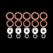 Produktbild dekpro 5 Sets Ersatz Dichtungsring O Ring für Smok tfv8 Big Baby Cloud Beast Zubehör tfv8 Big Baby Beast Zerstäuber Dichtungen tfv8 Big Baby O Ringe Silikon Dichtung Dichtungen