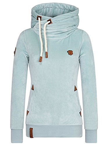 Preisvergleich Produktbild Damen Kapuzenpullover Naketano Darth Mack Hoodie, Blau, Gr. M