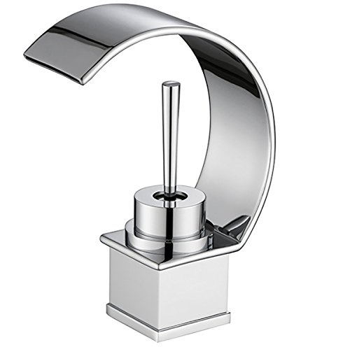 Cascada Grifo Para Lavamanos Monomando De Lavabo Baño Grifo De Acabado