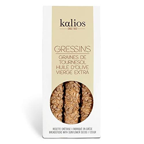 Kalios - Gressins Graines De Tournesol Huile D'Olive Vierge Extra - 120G - Lot De 3 - Prix Du Lot - Livraison Rapide En France Métropolitaine Sous 3 Jours Ouverts