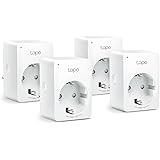TP-Link Tapo Smart WLAN Steckdose,Alexa Steckdose 4er Pack, Smart Home WiFi Steckdose, Alexa Zubehör,funktioniert mit Alexa,G