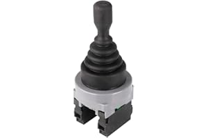 GUUZI Controladores de Interruptor de Palanca de Mando 2 Posiciones 2NO Tipo Momentáneo 150 V/250 V/380 V 30 mm Montaje en Panel Retorno por Resorte Interruptor de Palanca de Mando Monolever Joystick