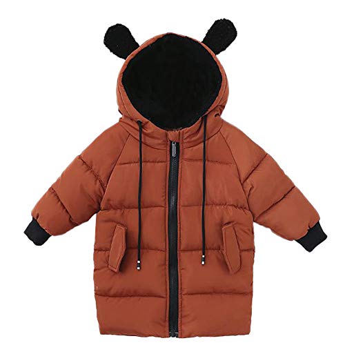 Preisvergleich Produktbild HUIHUI Kinder Baby Kleidung, Mantel grau Kapuze jackenerweiterung babytrage warme Sweatjacke Fleecejacke Outdoorjacket (Braun,4-5Jahre)