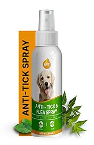 Boltz Dogs and Cats Anti Tick & Flea Spray| Organic Natural Neem & Tulsi 200 ml