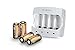 Produktbild Tenergy Batterieladegerät + 4 Pack 3.7V 650mAh RCR123A Li-Ion wiederaufladbare Batterien für Netgear Arlo drahtlose HD Überwachungskameras (VMC3030) UN/UL Aufgelistet