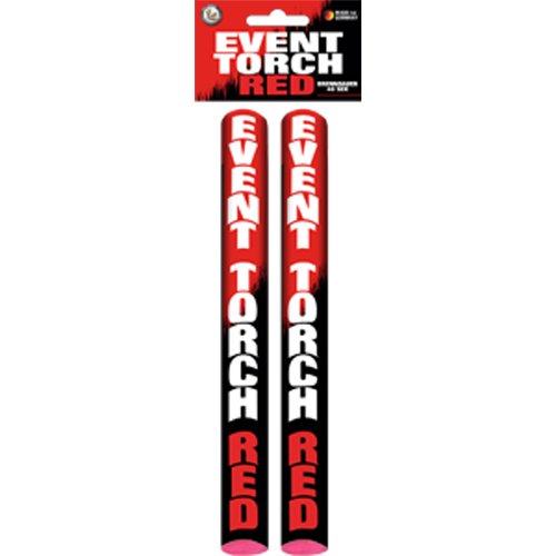3 x 2 Stück Lesli Event Torch Red Bengalfackel rot Lesli Feuerwerk